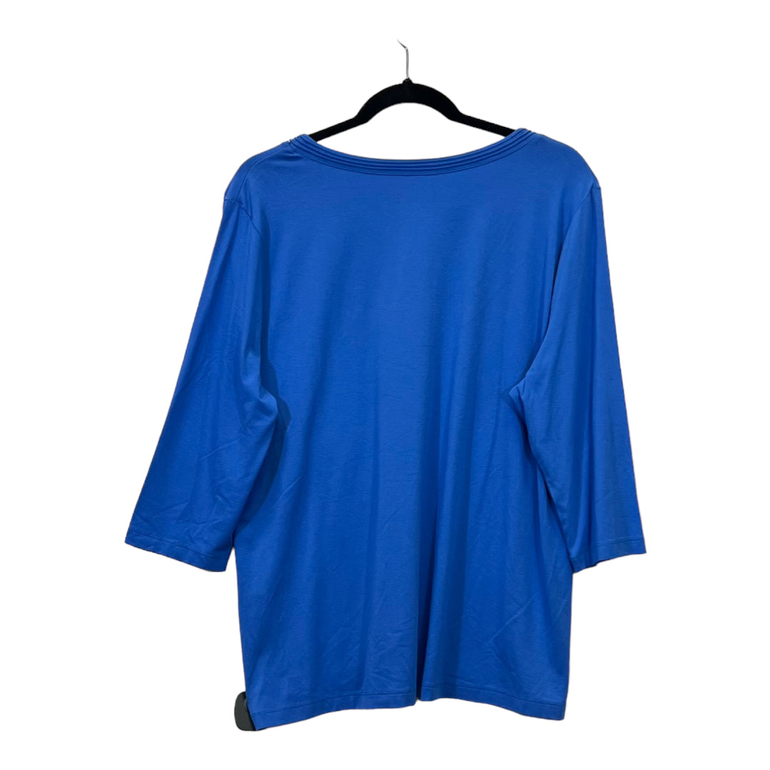 Top 3/4 Sleeve By Basler  Size: M