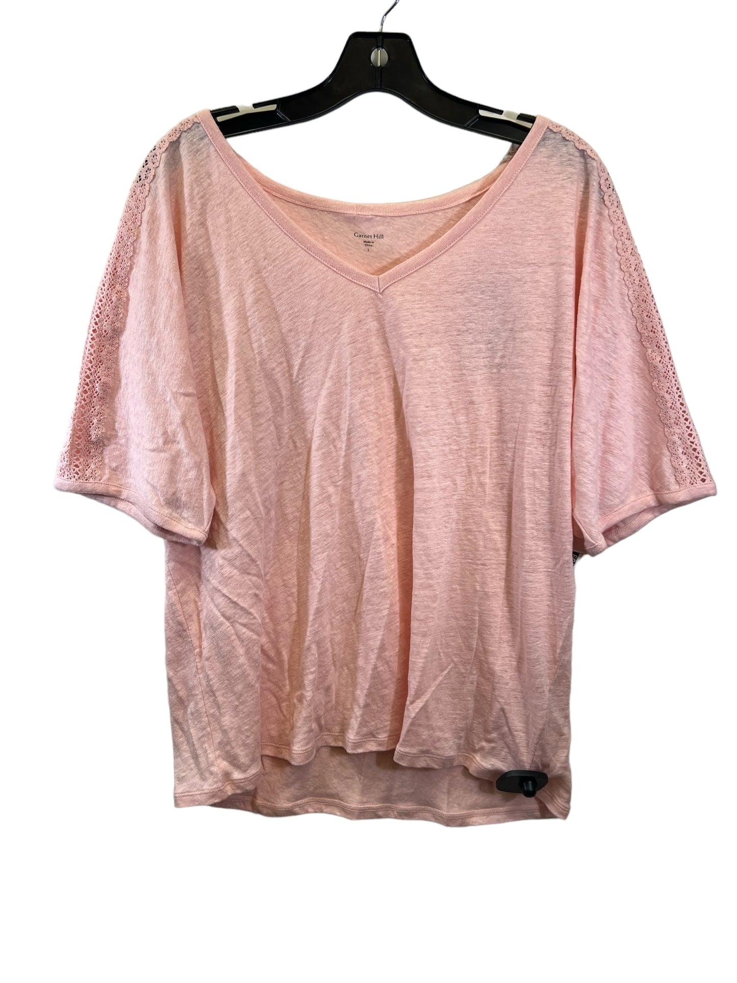 Top Short Sleeve By Garnet Hill  Size: L