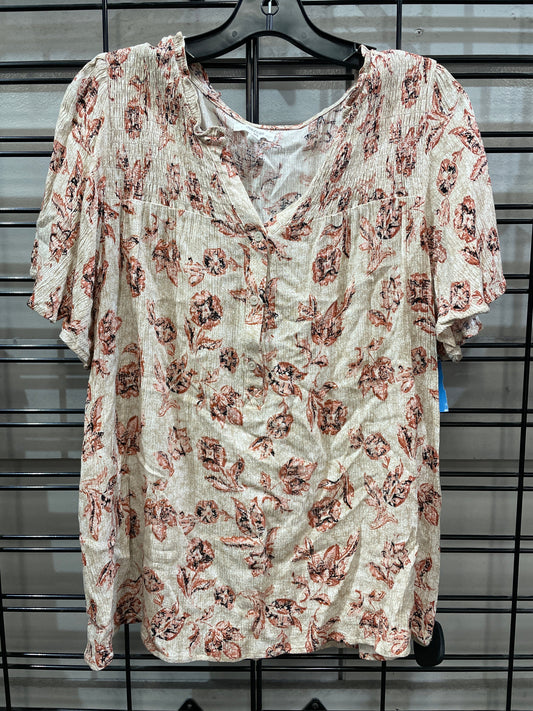 Top Short Sleeve By Maurices  Size: Xl