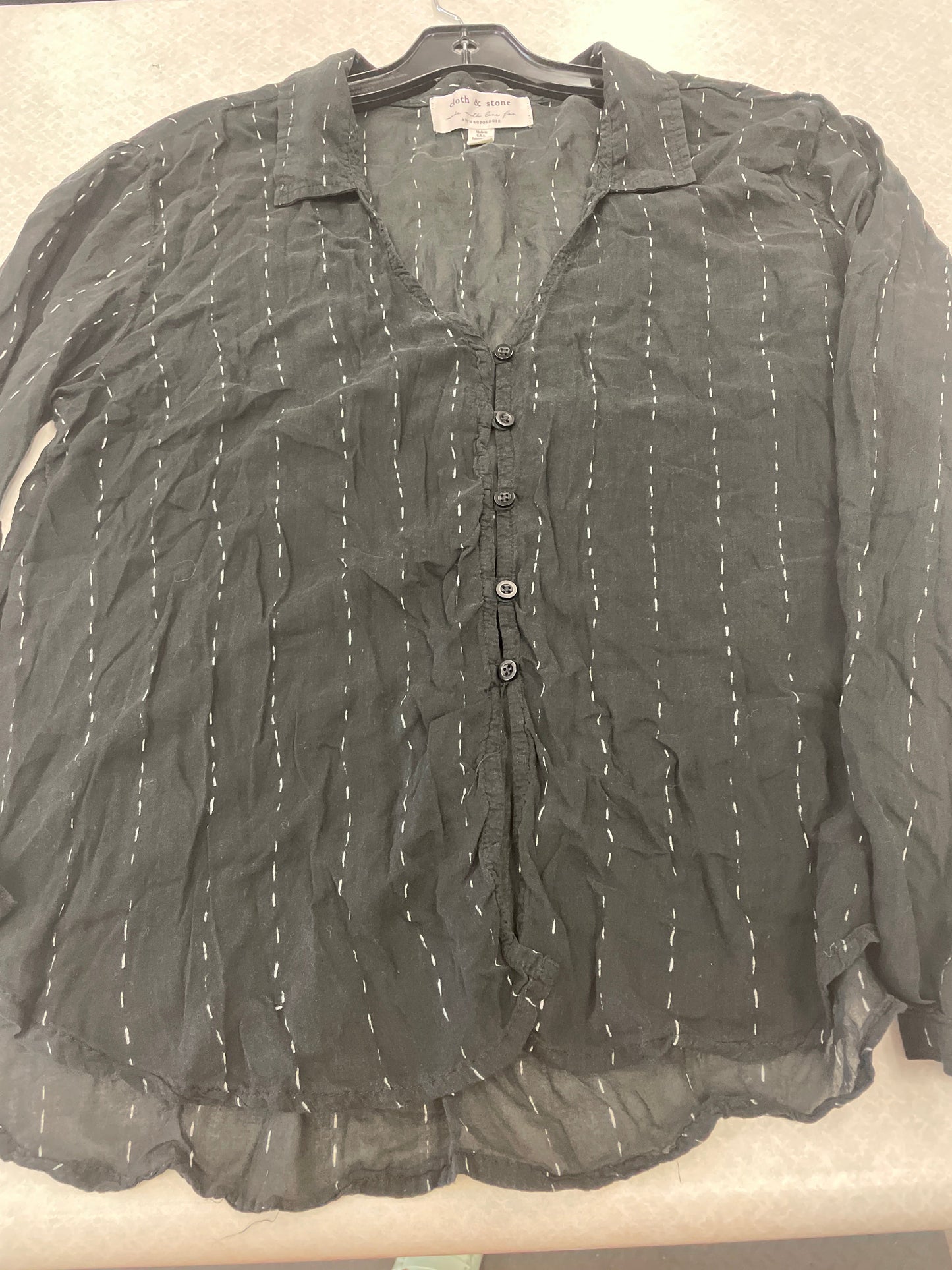 Blouse Long Sleeve By Anthropologie  Size: L