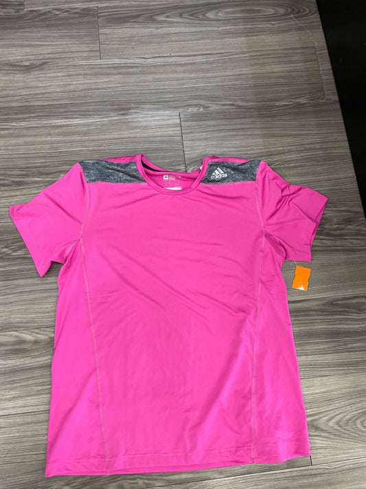 Athletic Top Short Sleeve By Adidas  Size: Xl