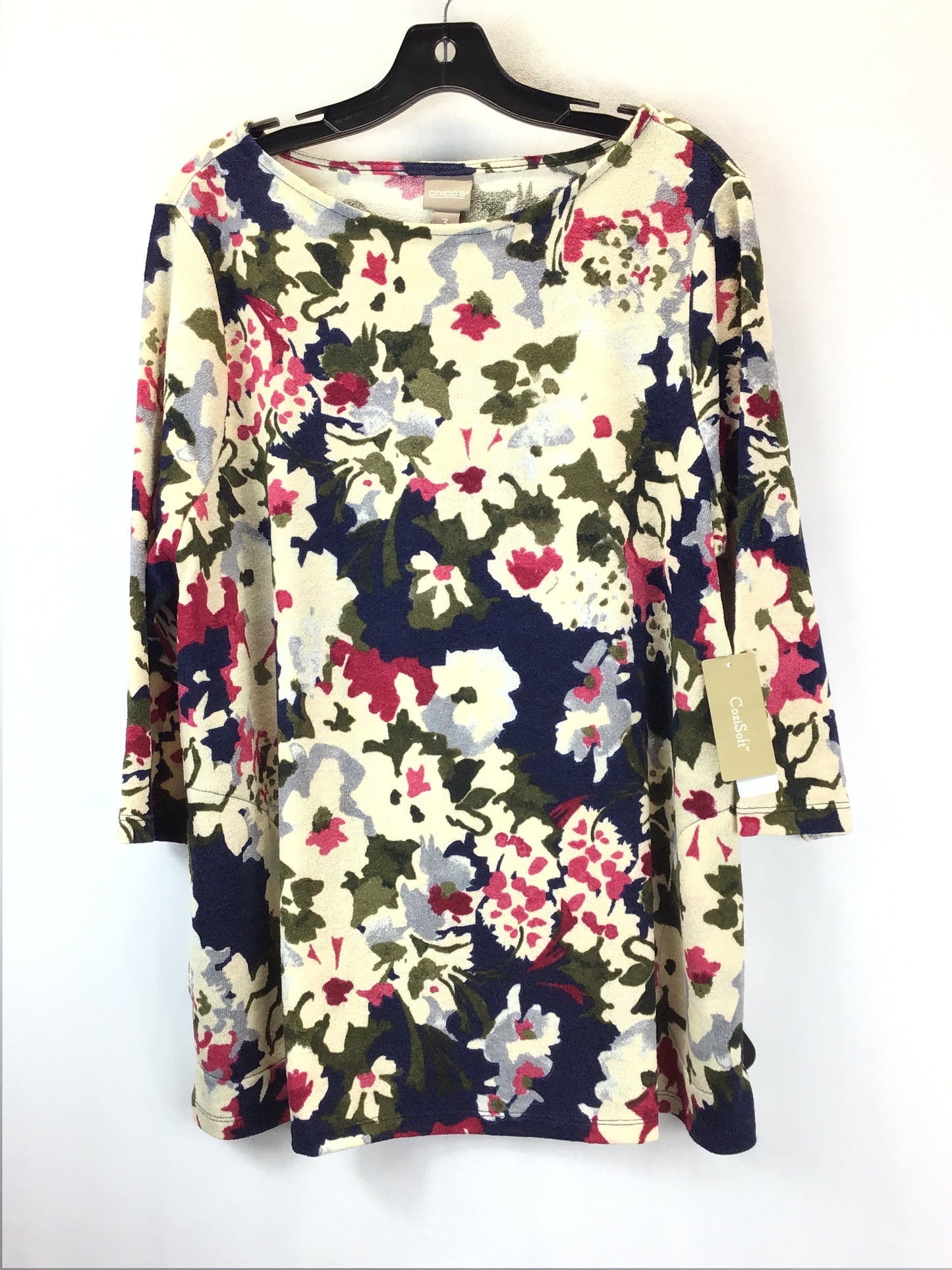 Tunic 3/4 Sleeve By Chicos O  Size: Xl