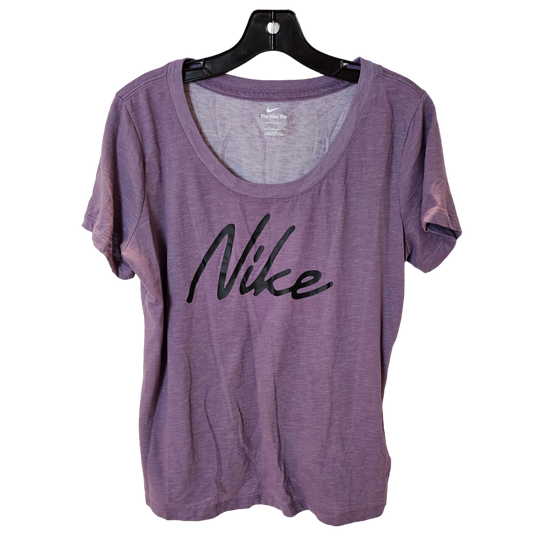 Top Short Sleeve Designer By Nike  Size: L