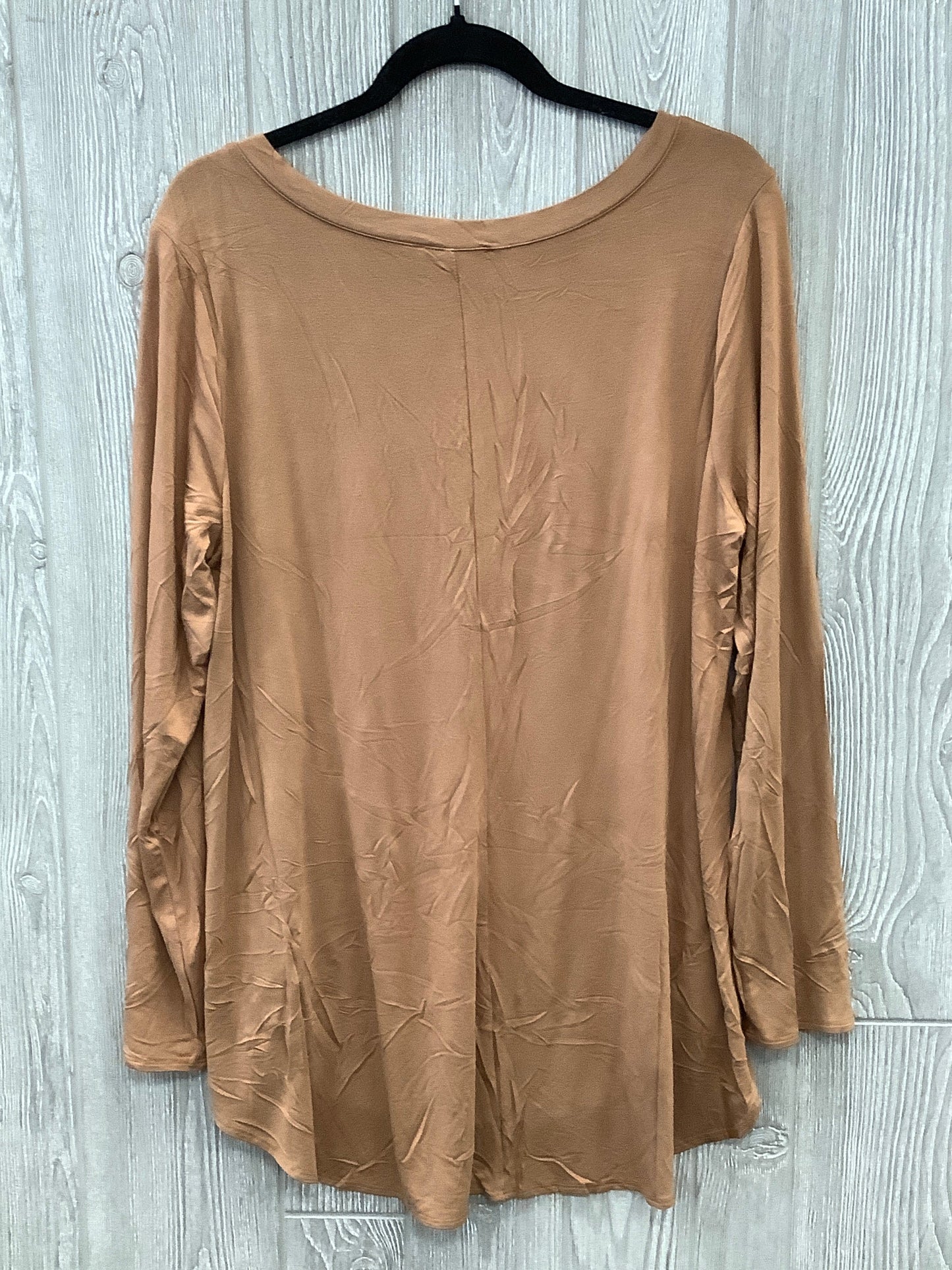 Top Long Sleeve Basic By Zenana Outfitters  Size: 1x