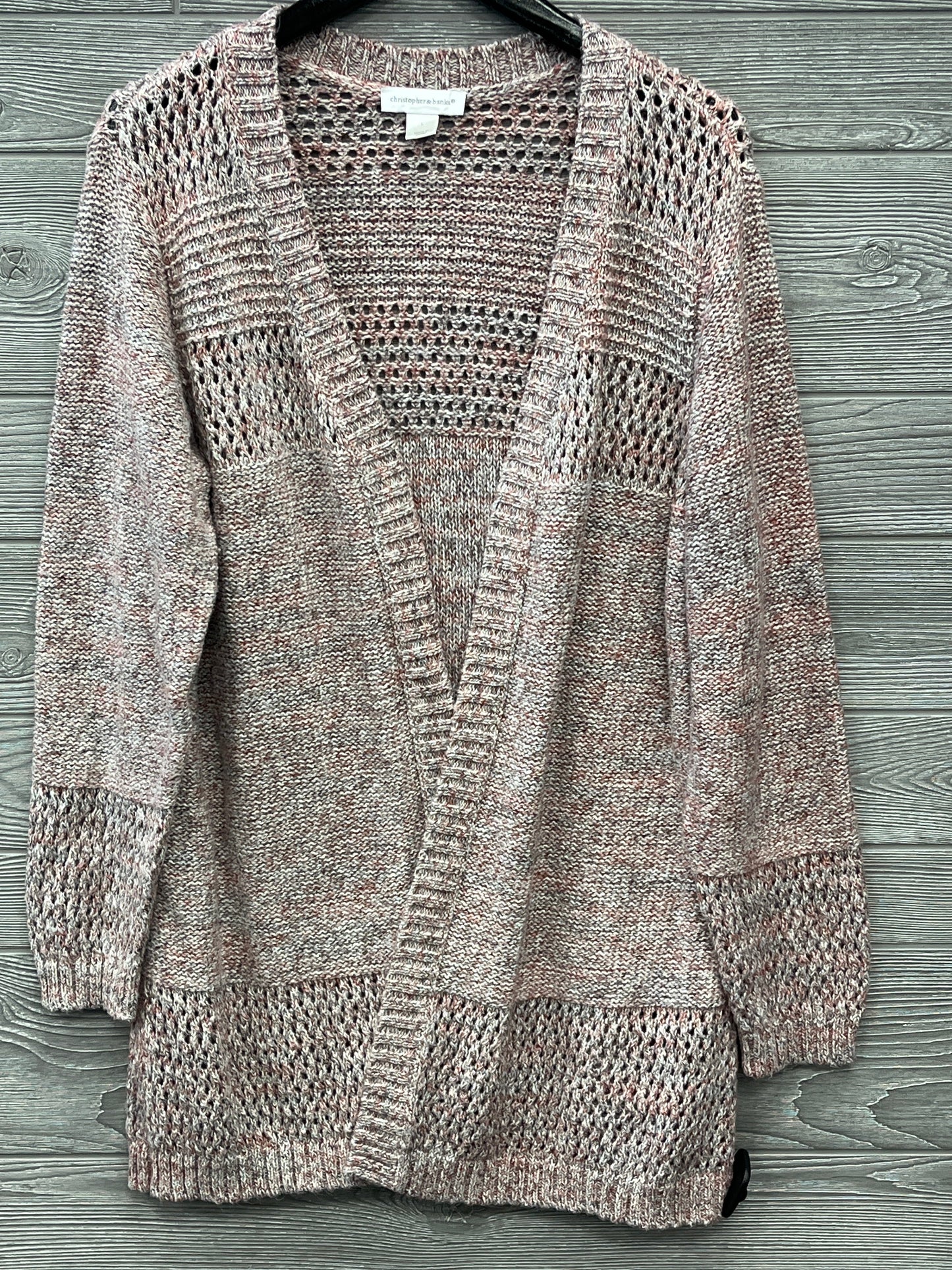 Sweater Cardigan By Christopher And Banks  Size: L