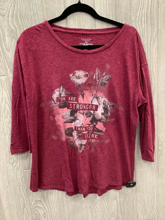 Top Long Sleeve By Sonoma  Size: Xl