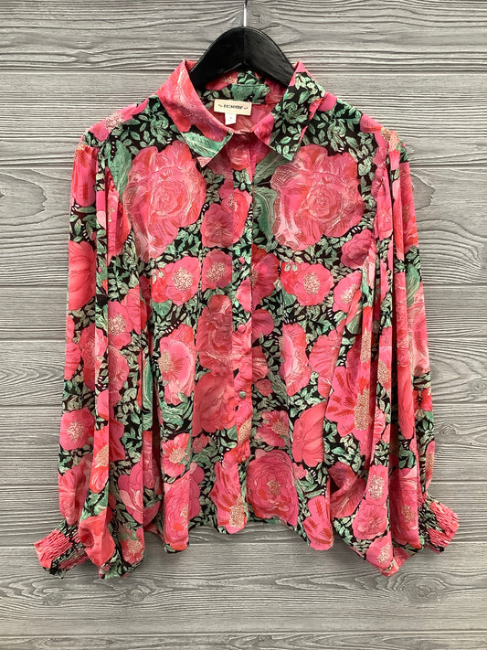 Blouse Long Sleeve By Ee Some  Size: M