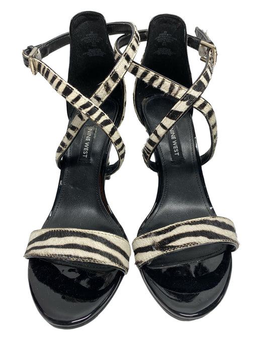 Sandals Heels Stiletto By Nine West  Size: 8