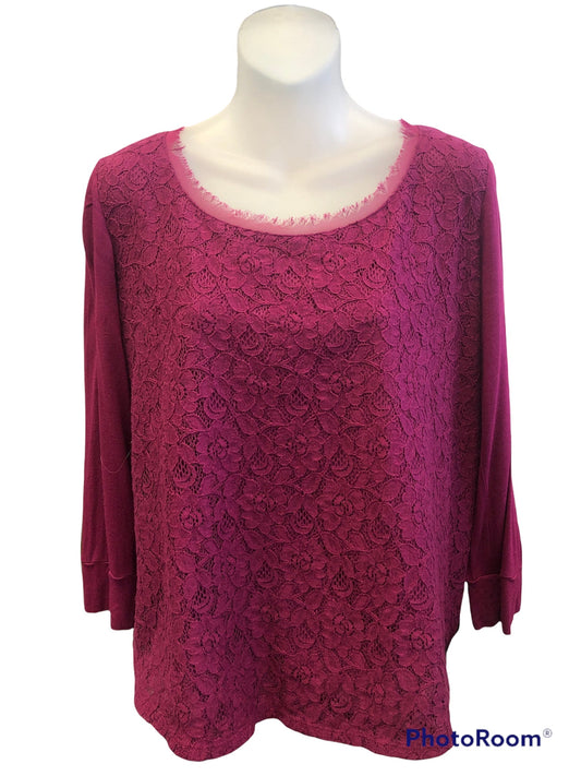 Top Long Sleeve By Lauren Conrad  Size: L