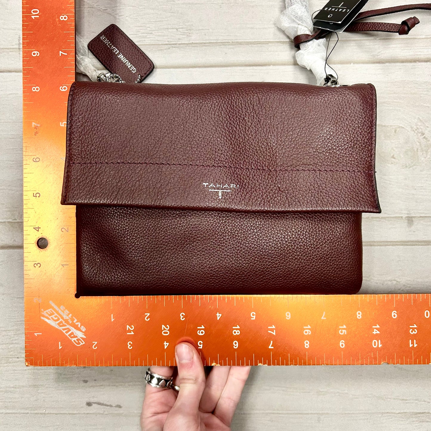 Crossbody Leather By T Tahari  Size: Small